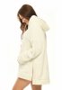 MijaCulture - super soft and cozy maternity and nursing sweatshirt with hood BEAR M022 ecru